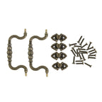 2X Zinc Alloy Door Pull Handles for Kitchen Cabinet Drawer (Modern)