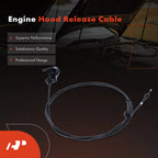 Hood Release Cable for Dodge Caliber Jeep Compass Patriot (2007-2017)