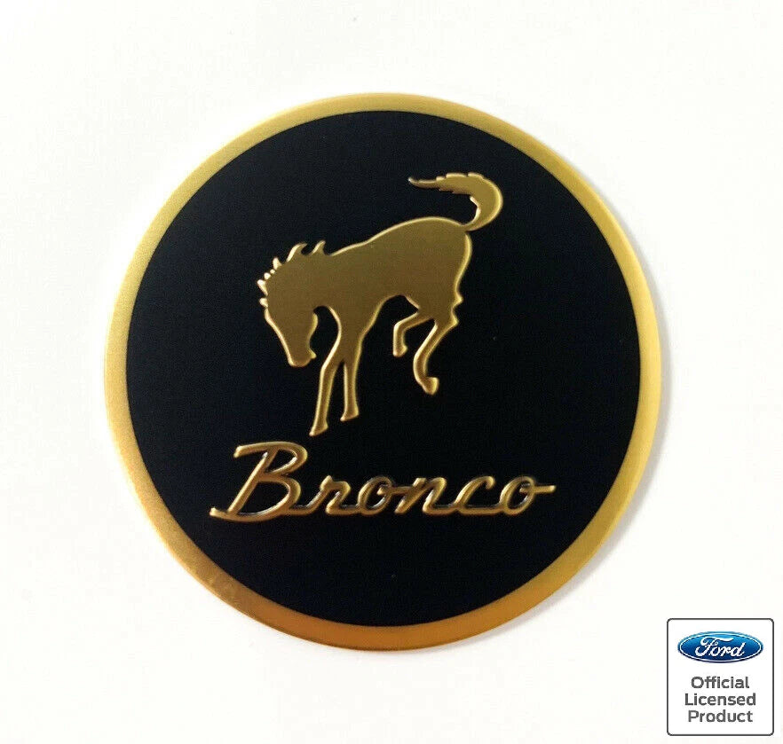 Steering Wheel Horn Button Insert Replacement Decal for Ford Bronco (1966–1977)