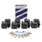 Set of 4 Ignition Coils & 8 Platinum Spark Plugs for Mercedes V8 (4.3L, 5.0L)
