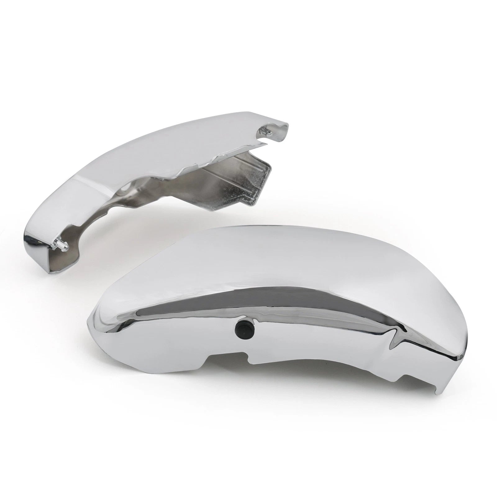 Chrome Battery Side Covers for Suzuki C50 VL800 Volusia (2001–2009) Pair