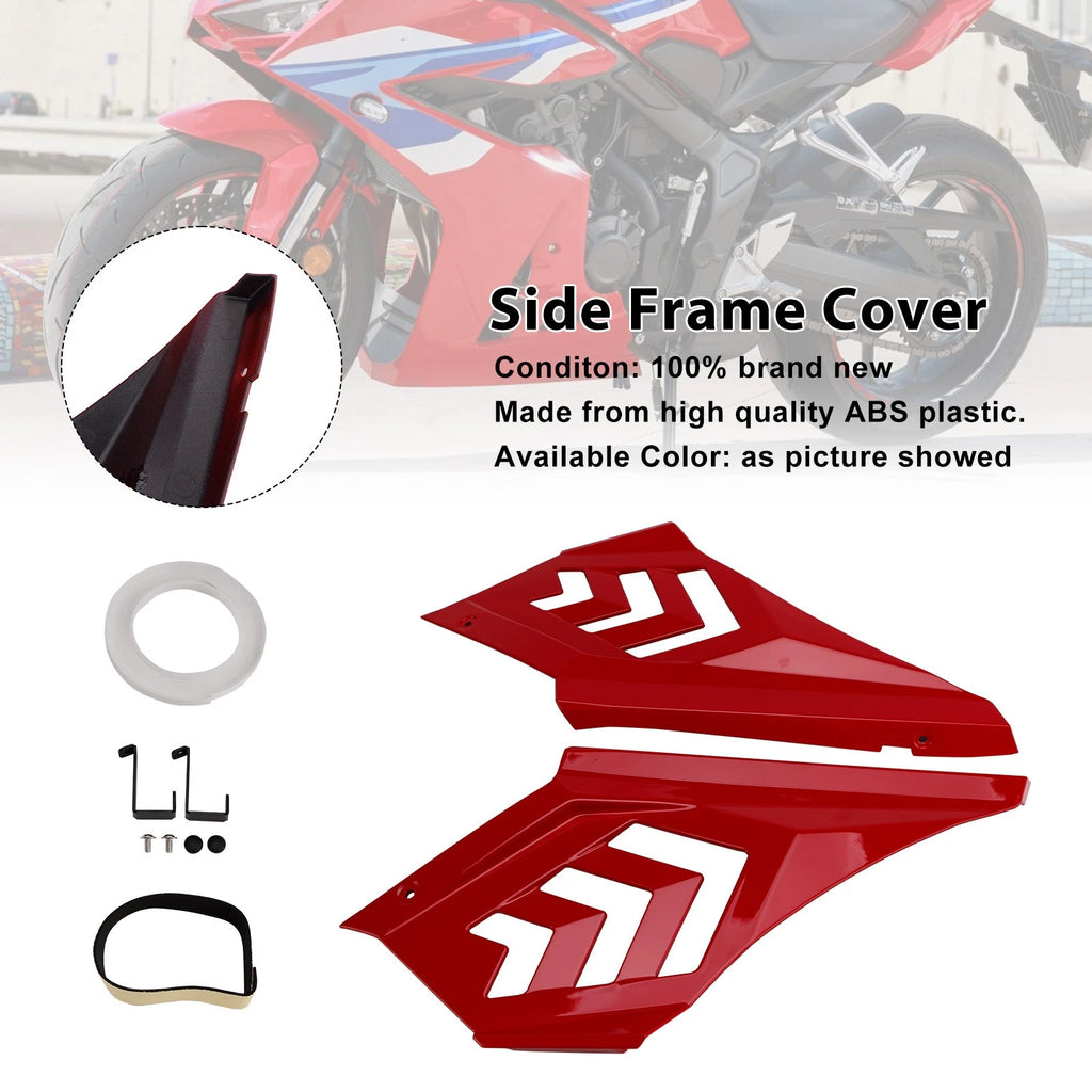Side Frame Panel Protector Fairings Cover for Honda CBR650R (2024–2025) Red