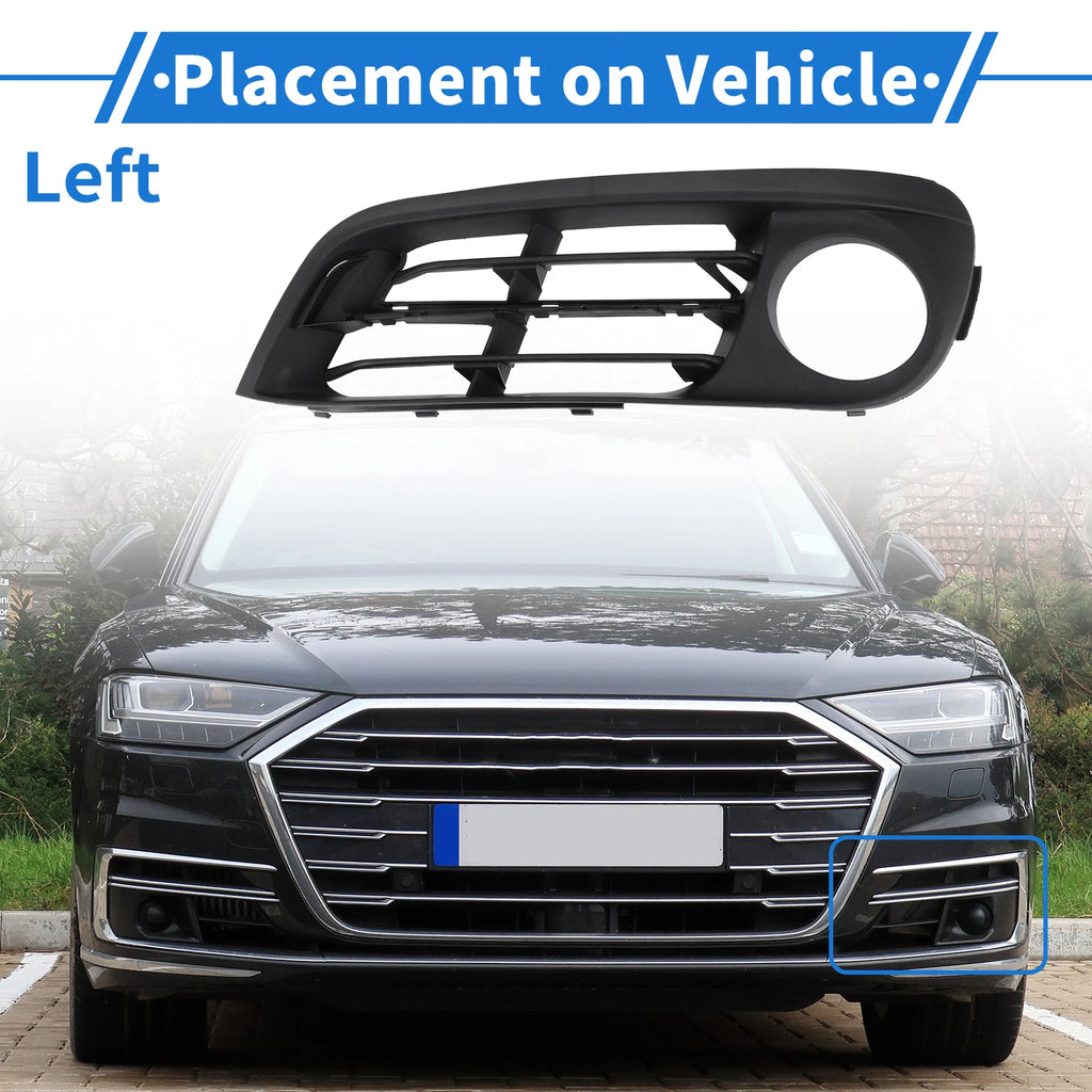 1 Pc Fog Light Grill for BMW 528i (2015–2016) No. 51117331729 Black