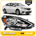 Passenger Side Headlight Assembly for Nissan Sentra (2016–2019)