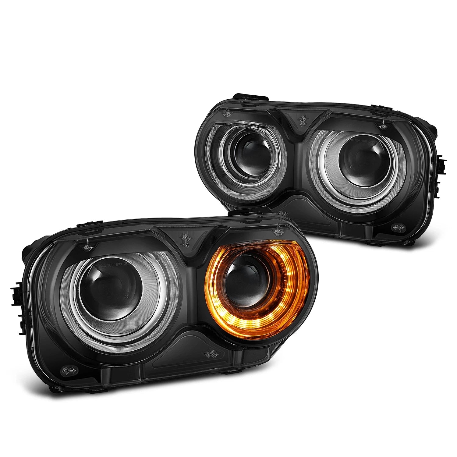 High-Power LED Fog Lights with Bezels and Switch for GMC Yukon (2015–2018)