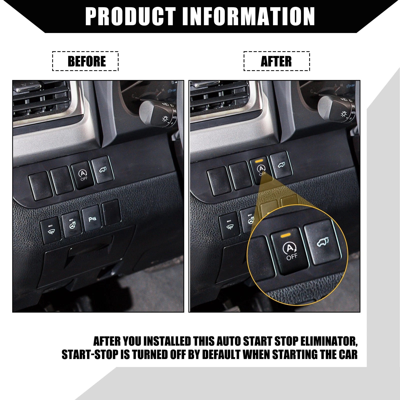 Auto Start Stop A-Off Cable Replacement for Toyota Highlander (2015–2021)