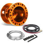 Orange Aluminum Steering Wheel Hub Adaptor for AE86 Corolla, SW20 MR2 (1983–1995)