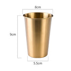 Beer Trophy Cup 240-500ml Stainless Steel (Height 8-12cm)