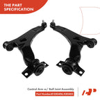 Set of 4 Front Control Arms with Ball Joints for Ford Focus (2000-2004)