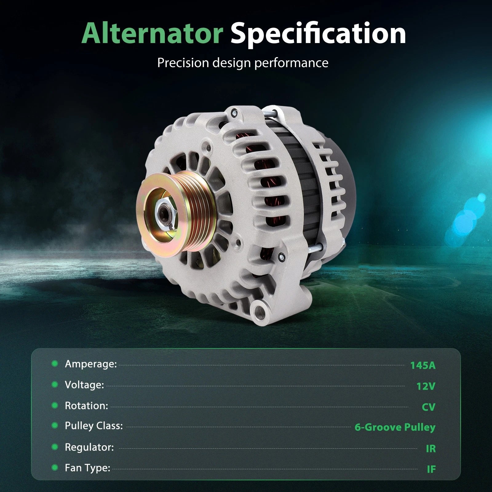 130A Alternator for Chevrolet Silverado 2500 HD (2001–2002)