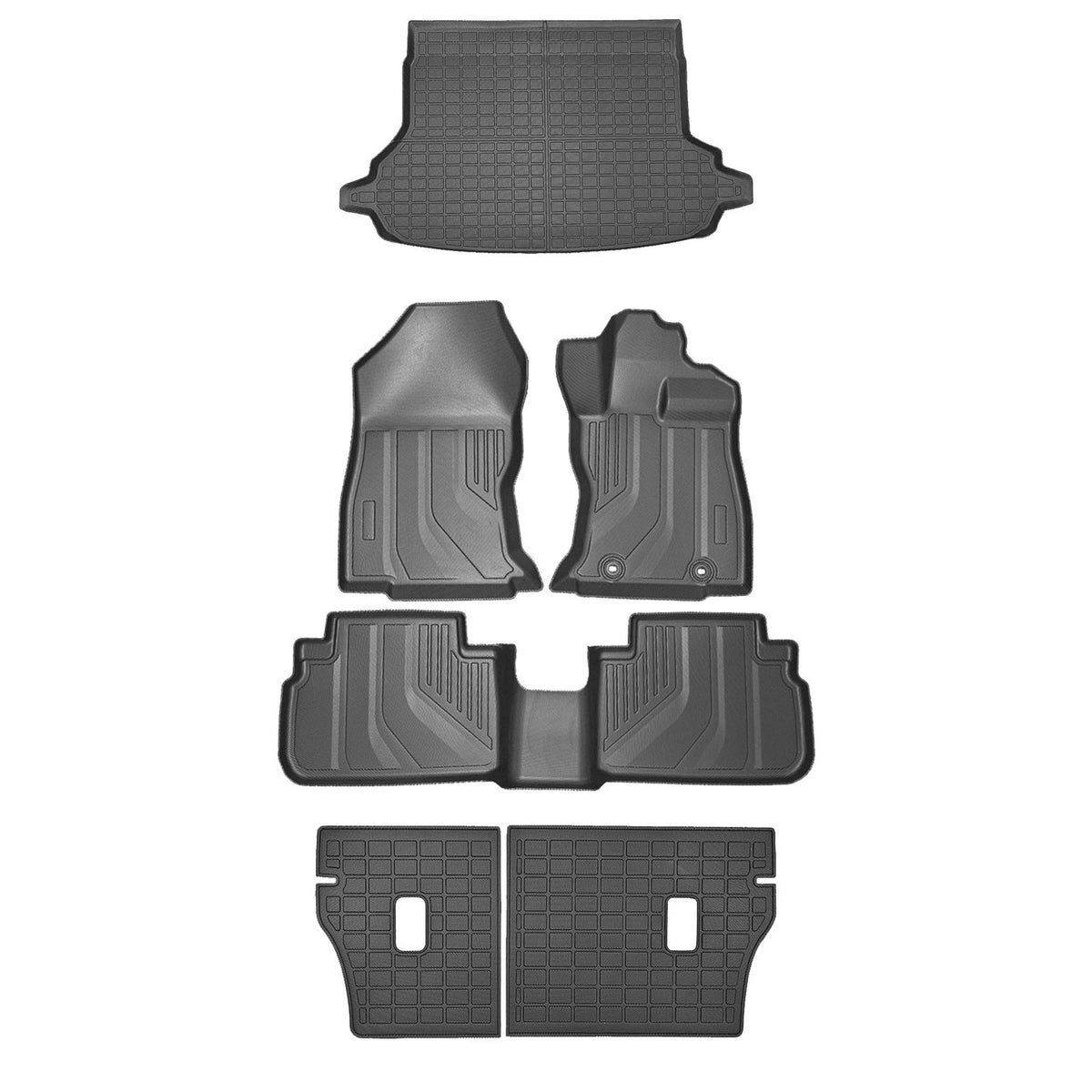 Set of 4 Waterproof Floor Boot Seat Protector Mats for Subaru Forester (2018–2025)