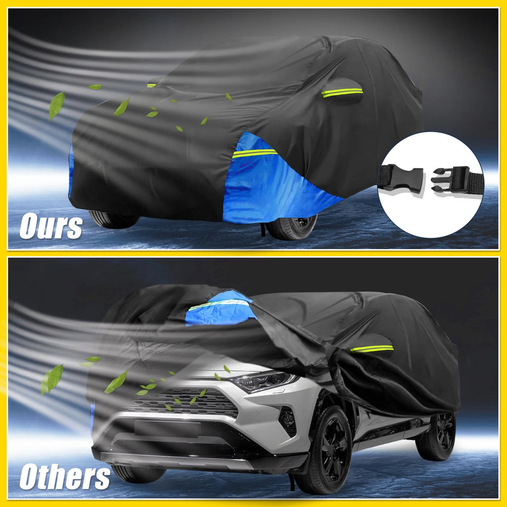 Waterproof Car Cover for Toyota RAV4 (210D Oxford Cloth, Black)