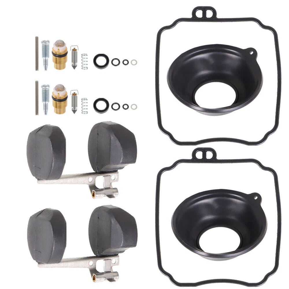 2X Carburetor Repair Kit for Yamaha XVS650 V-Star (1998-2015)