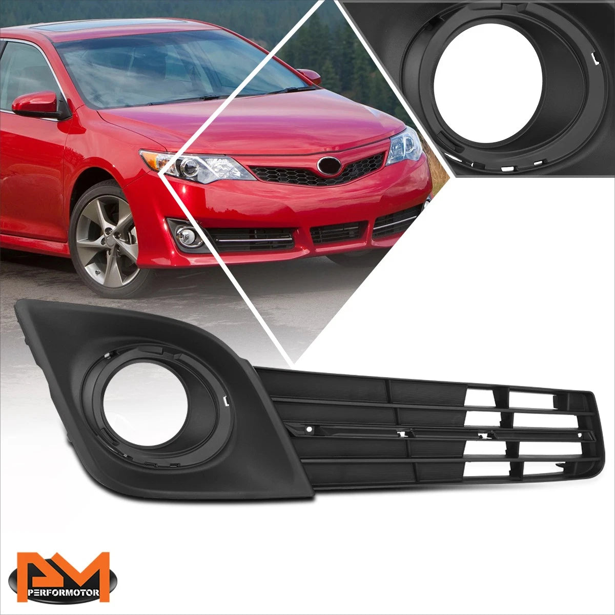 Fog Light Lamp Bezel for Toyota Camry (2012–2014) Right Side Black