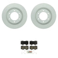 Bosch Front Quietcast Rotors & Blue Ceramic Disc Brake Pad Kit for Toyota 4Runner