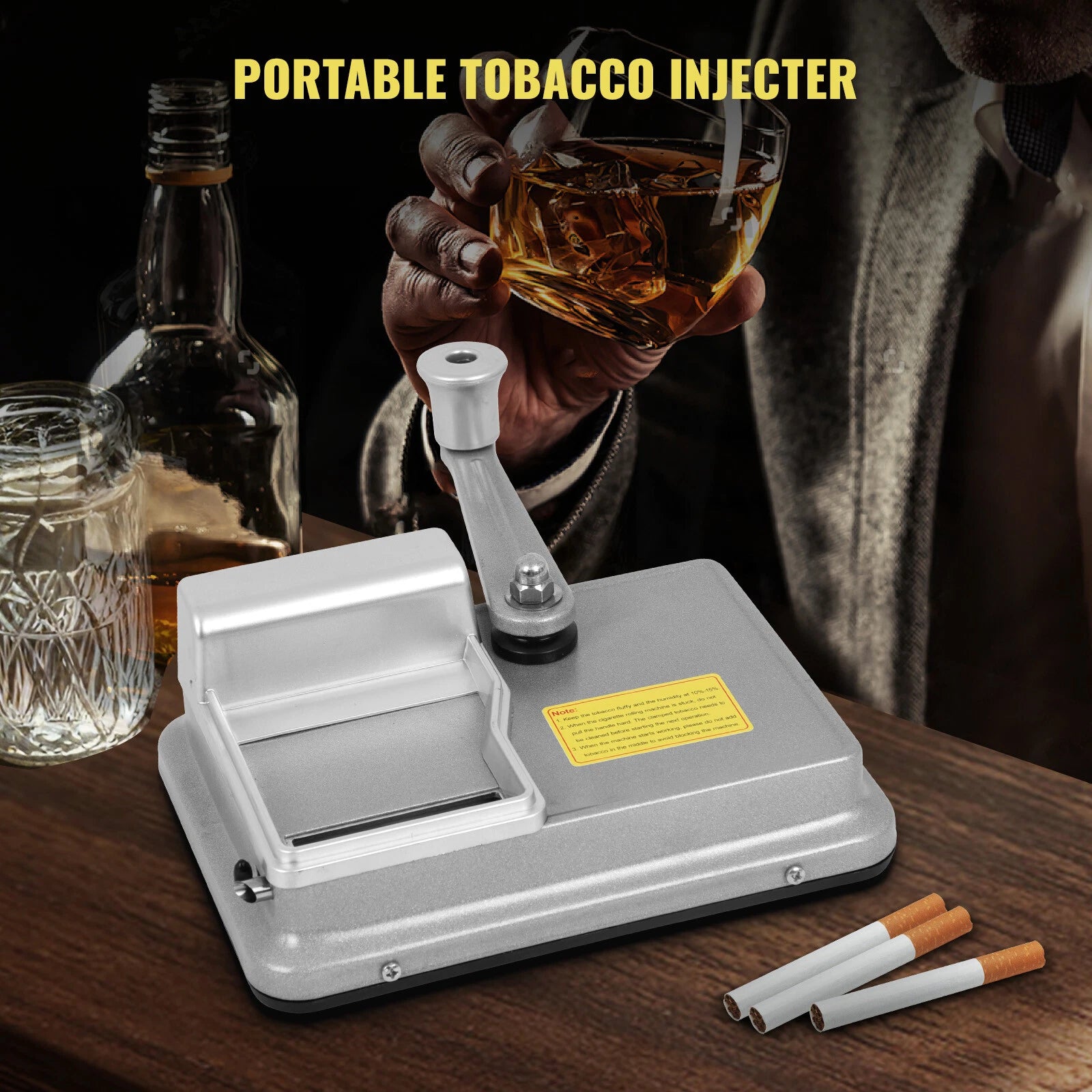 Tobacco Injector Machine for Cigarettes (Portable, 5.5" x 8")