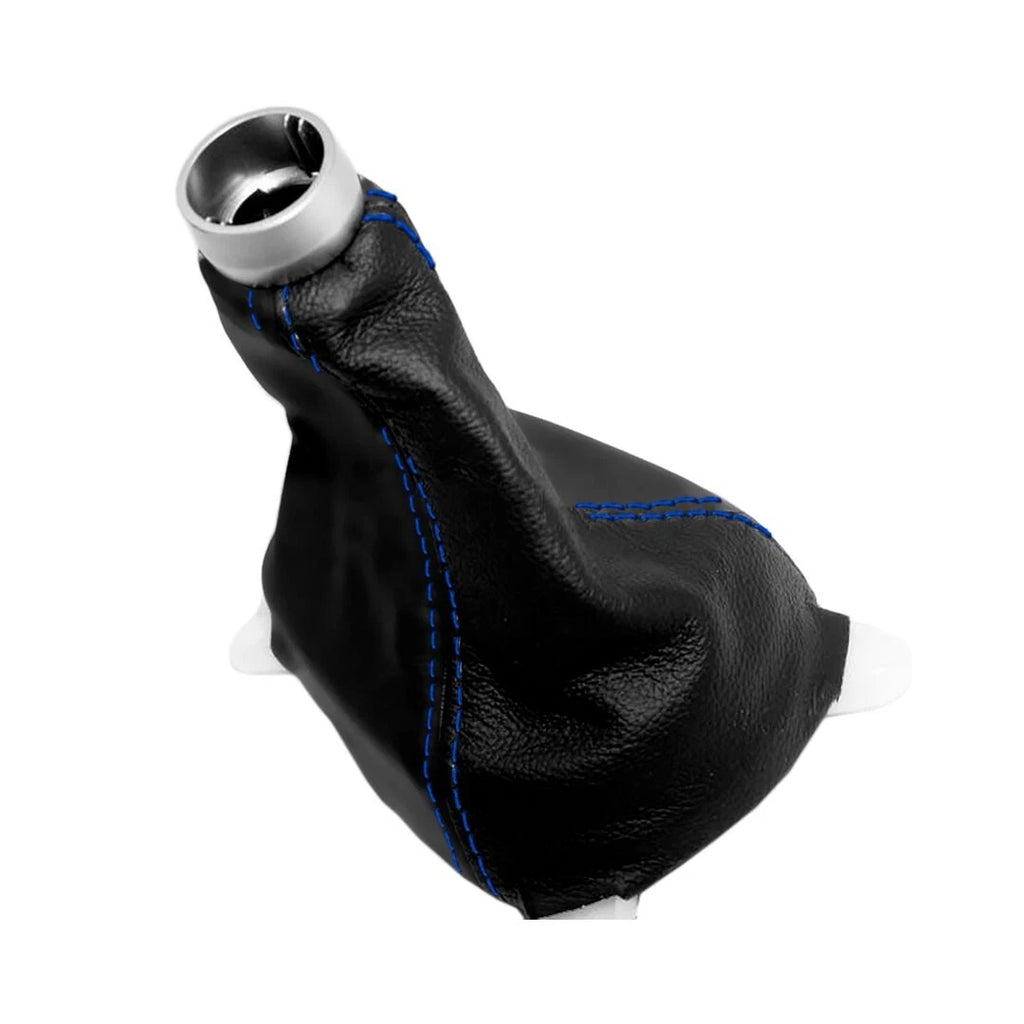 Manual Shift Boot for Honda CR-Z (2010–2014) Blue Stitch Leather Synthetic