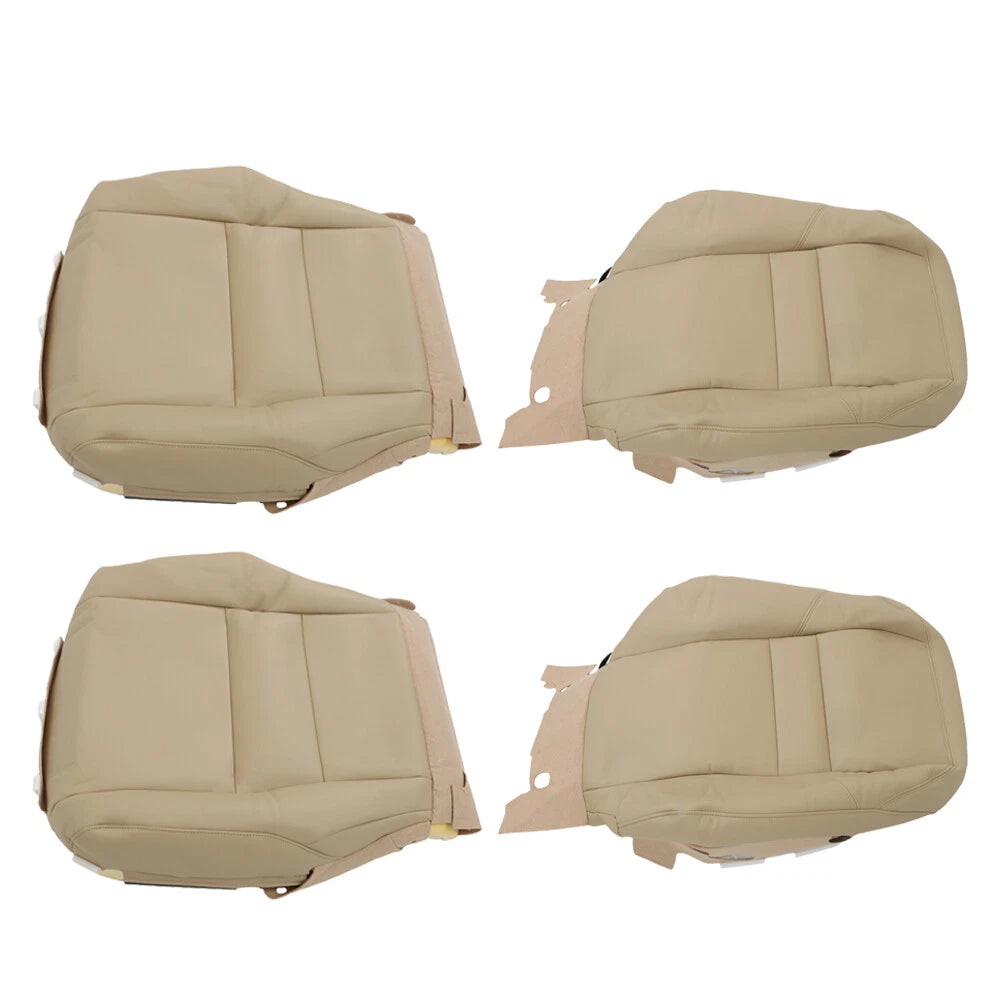 Set of 2 Leather Seat Covers for Honda CR-V (2007–2011) Tan