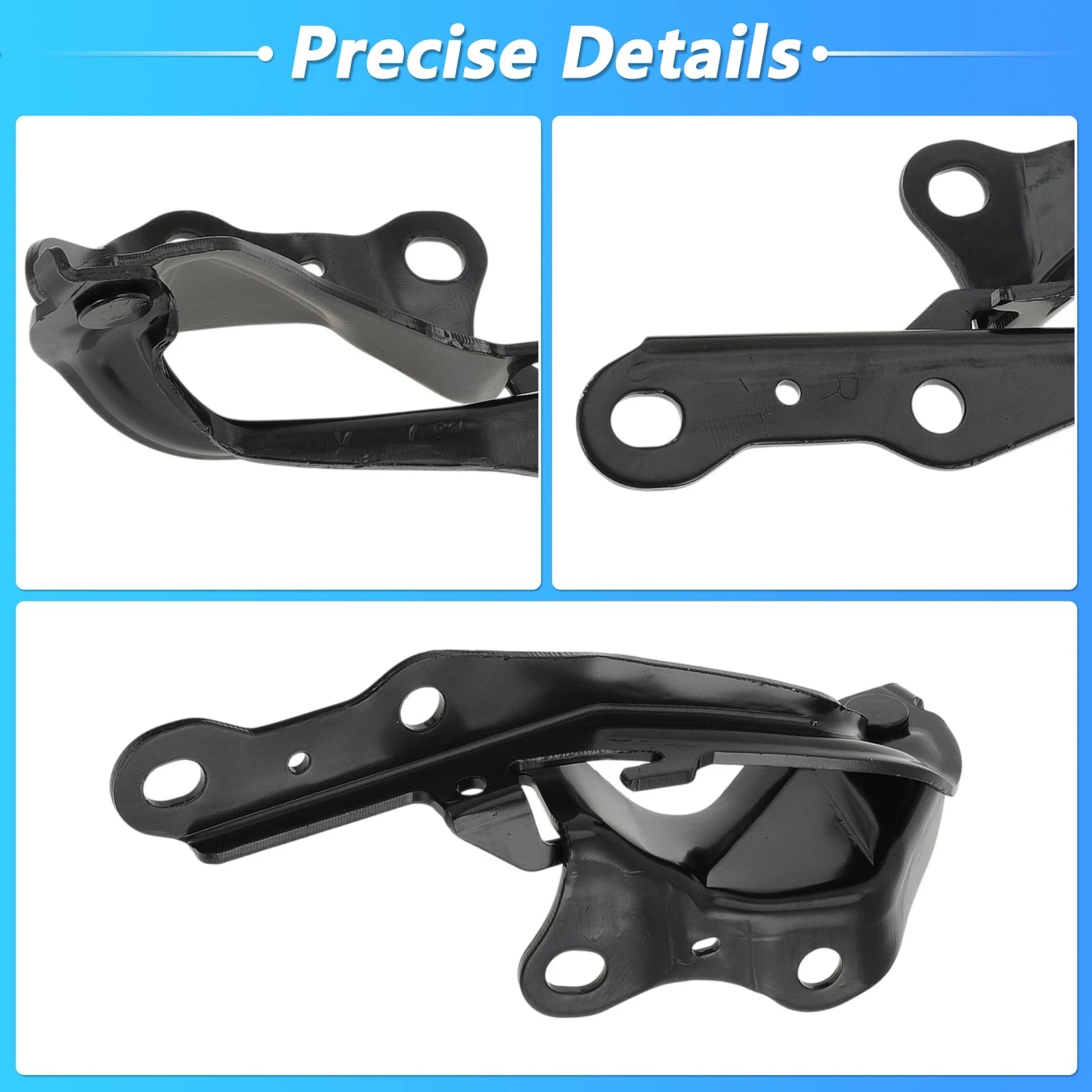 Set of 2 Hood Hinges for Toyota Tacoma (2005–2015) No. 5342004010/5341004010