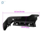 Rear Left Bumper Face Bar for Ford F250 F350 (2017–2022) with Sensor Holes Black