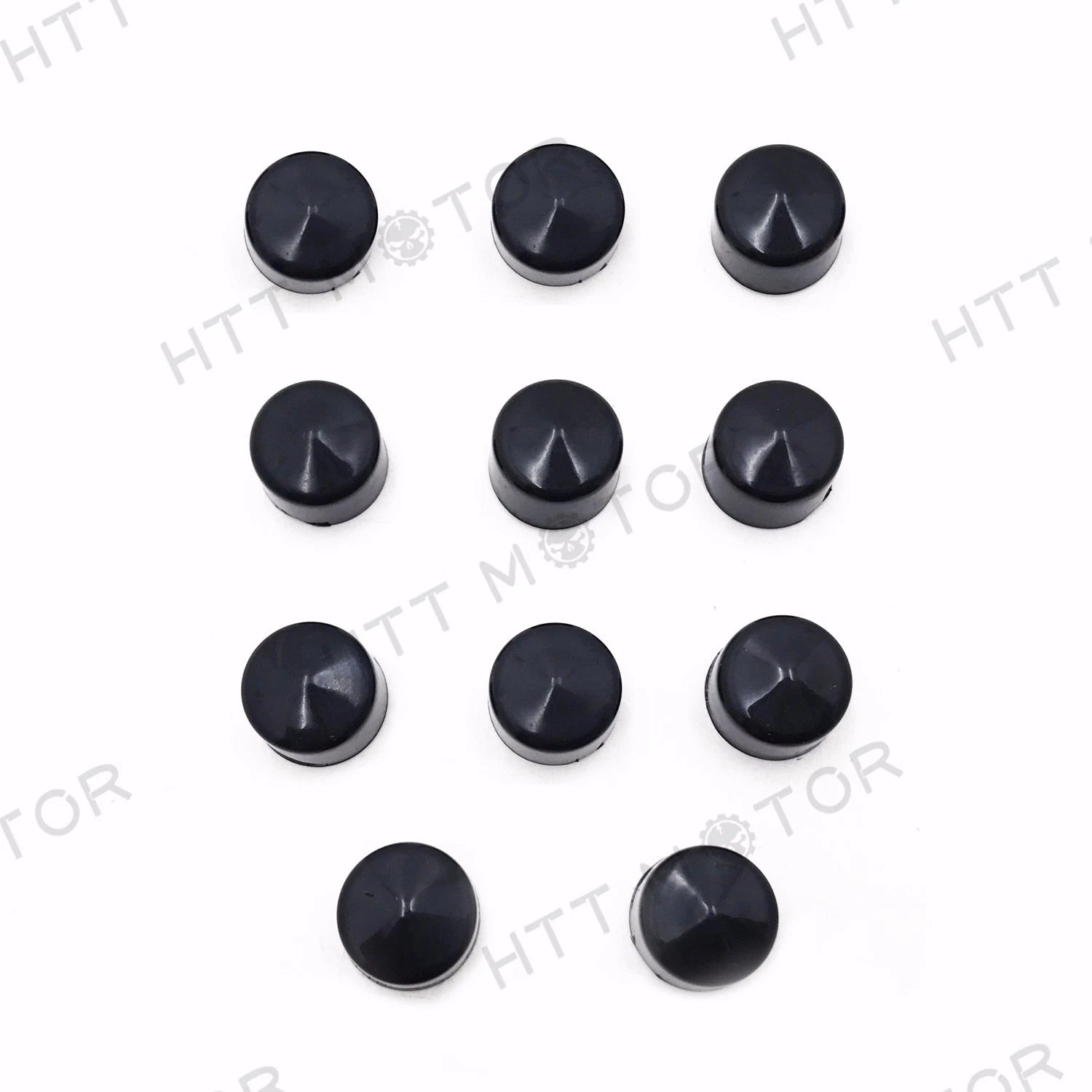 11 Piece Black Cap Dress Kit for Harley Touring Models (1999–2006)
