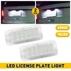 2X LED License Plate Light Assembly for Ford Escape Fusion (2013–2019)