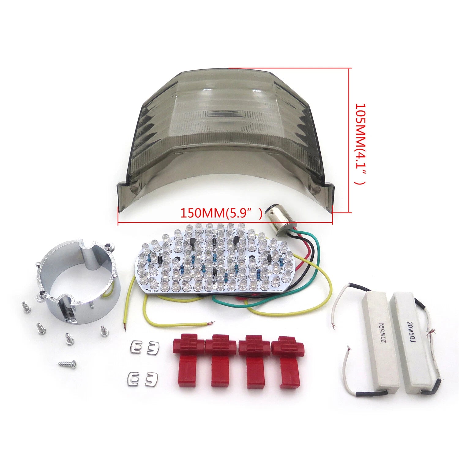 LED Tail Light Brake Light with Turn Signals for Yamaha FZ6 Fazer 600 (2004–2014)