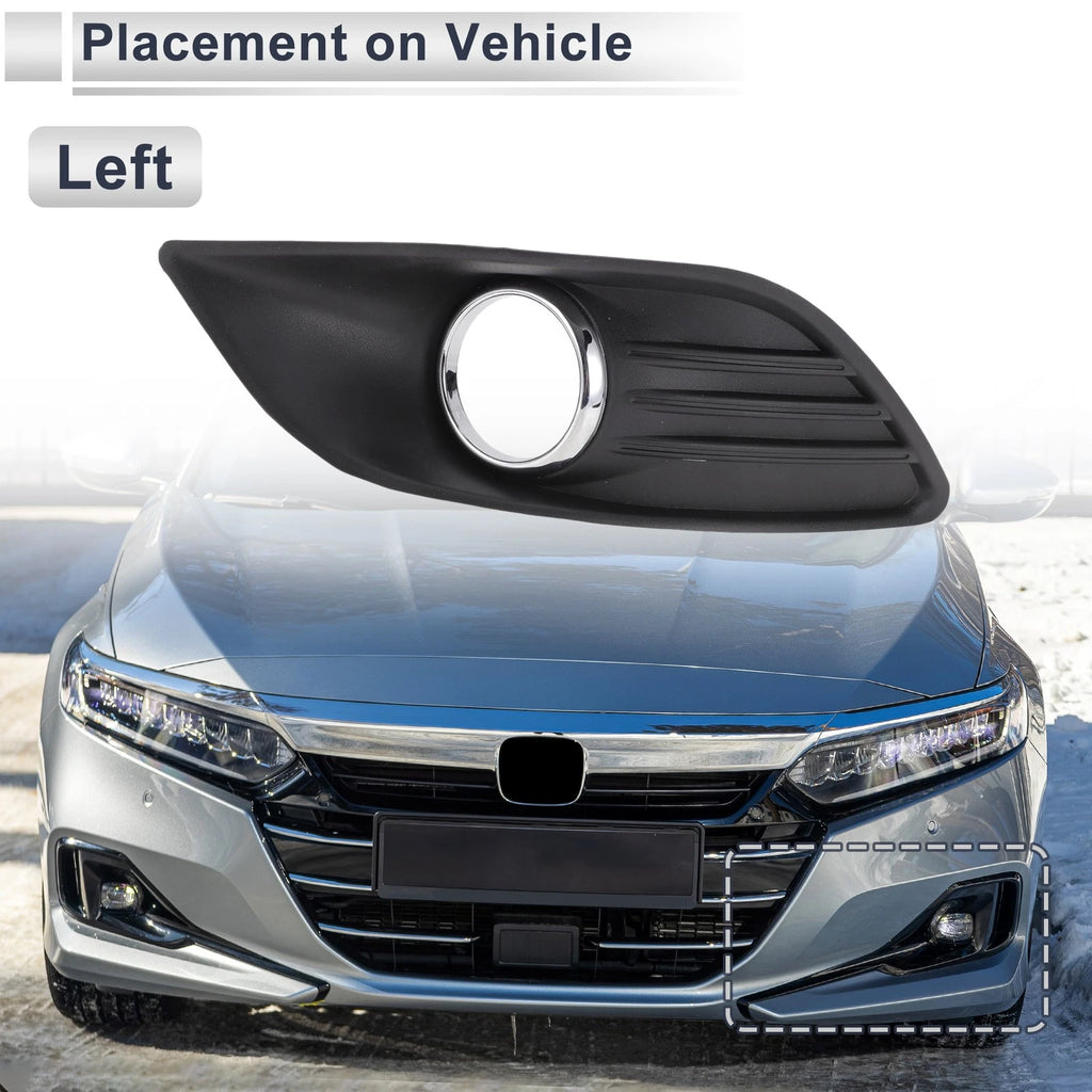 1 Pc Fog Light Grill for Ford Focus Mk2 (2009–2012) Black