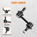 Set of 4 Sway Bar End Links for Chevrolet Corvette Base Convertible (1998–2013)
