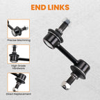 Set of 4 Sway Bar End Links for Chevrolet Corvette Base Convertible (1998–2013)