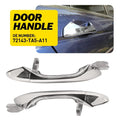 2X Chrome Exterior Door Handle for Honda Accord (2008–2012)