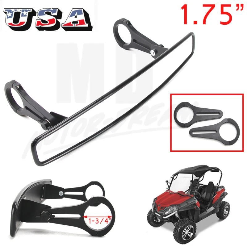 1.75" Clamp Rear View Race Mirrors for Polaris RZR800 XP900 XP1000 (2010–2023)
