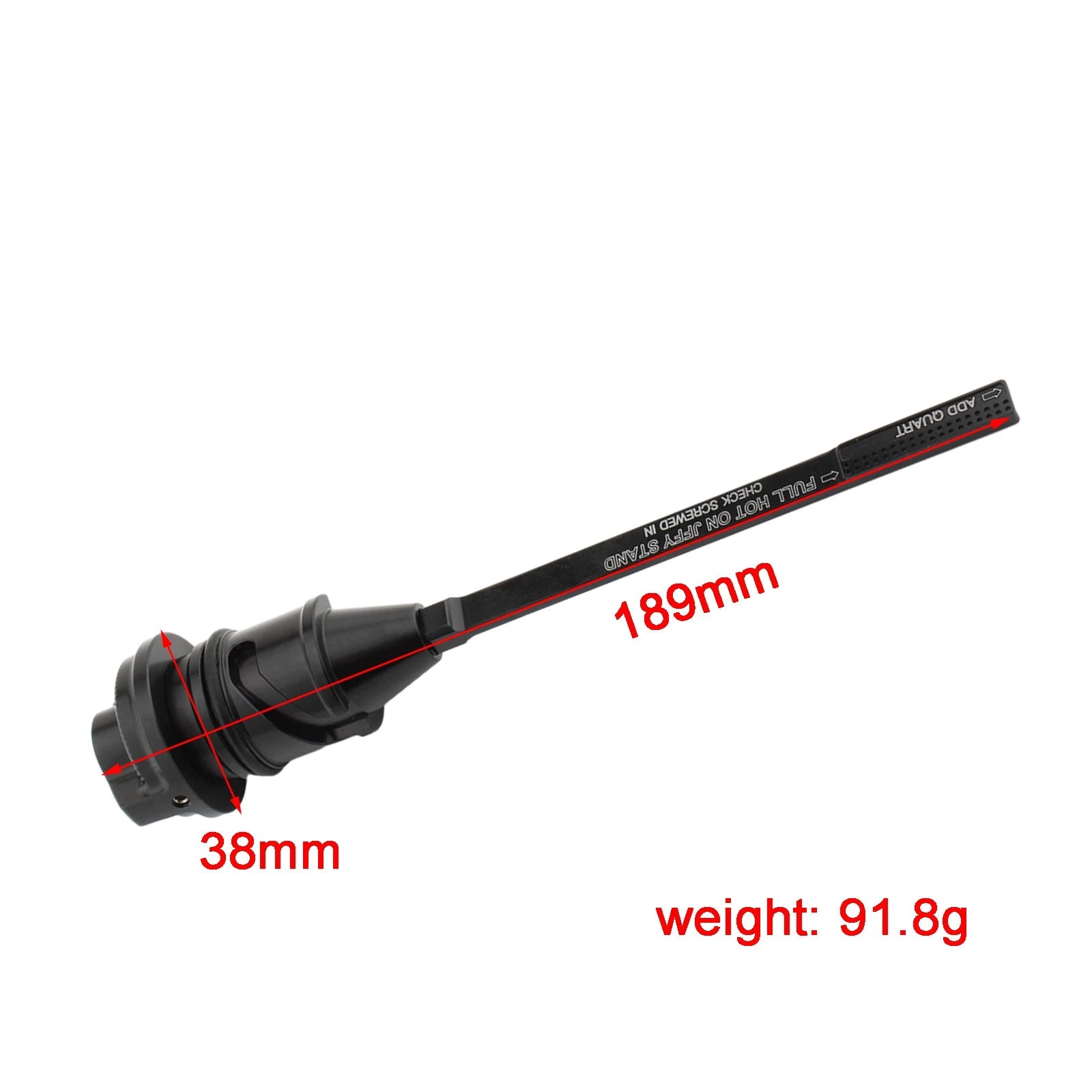 Oil Dipstick Tank Cap Plug for Harley Softail Breakout (2013–2023) Black