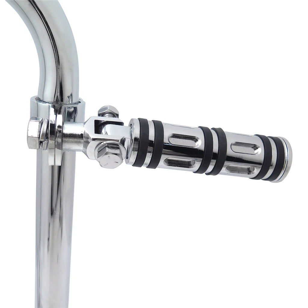 Chrome Edge Highway Footpegs for Harley Touring Sportster Dyna