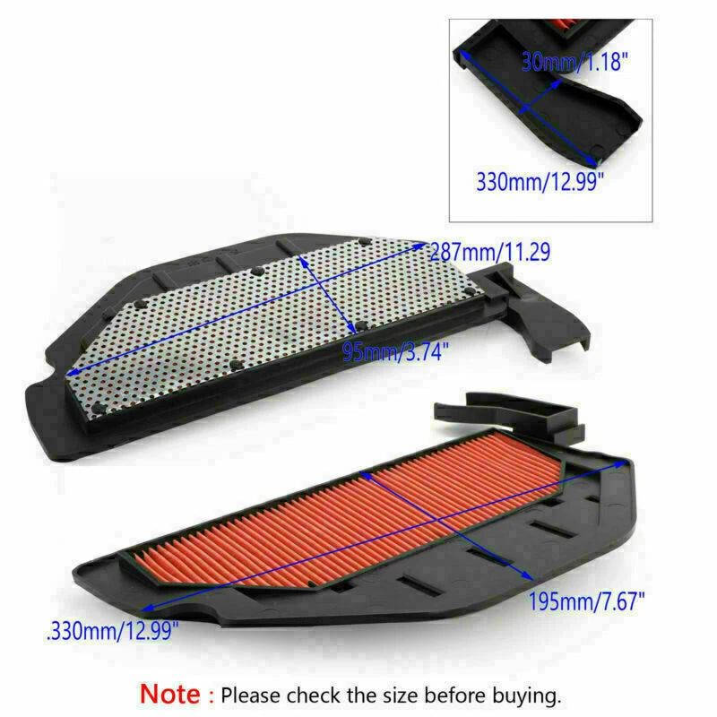 Air Filter Element for Honda CBR900RR CBR929RR (2000–2001) 17210-MCJ-003 Red T9