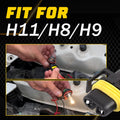 H11 Low Beam Socket Connector Plug Pigtail Harness for