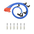 NGK Wire Set & 6 Iridium IX Spark Plugs for E-Series F-Series (4.2 V6)
