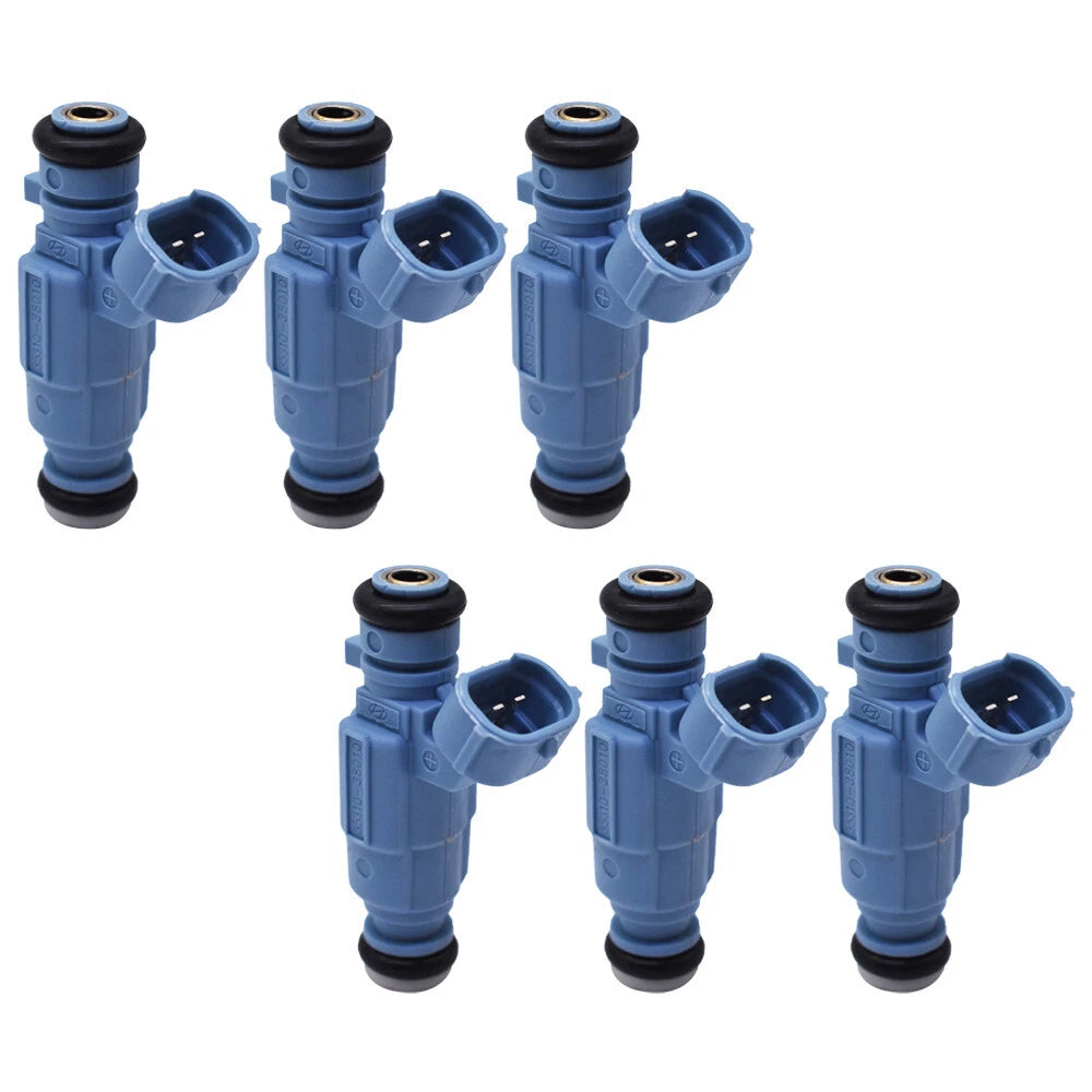 Set of 6 Fuel Injectors for Hyundai Kia Sorento (2003–2005) 3.5L