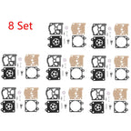 Set of 8 Carburetor Diaphragm Repair Kits for Chainsaw 4500 5200 5800