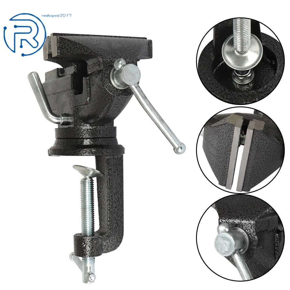 360º Swivel Base Work Bench Table Top Vice for Universal Use