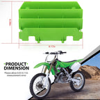 2X Radiator Guards for Kawasaki KX125 KX250 (1994–2005) Green