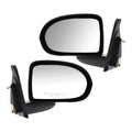 Set of 2 Manual Folding Side View Mirrors for Jeep Compass (2007–2017)