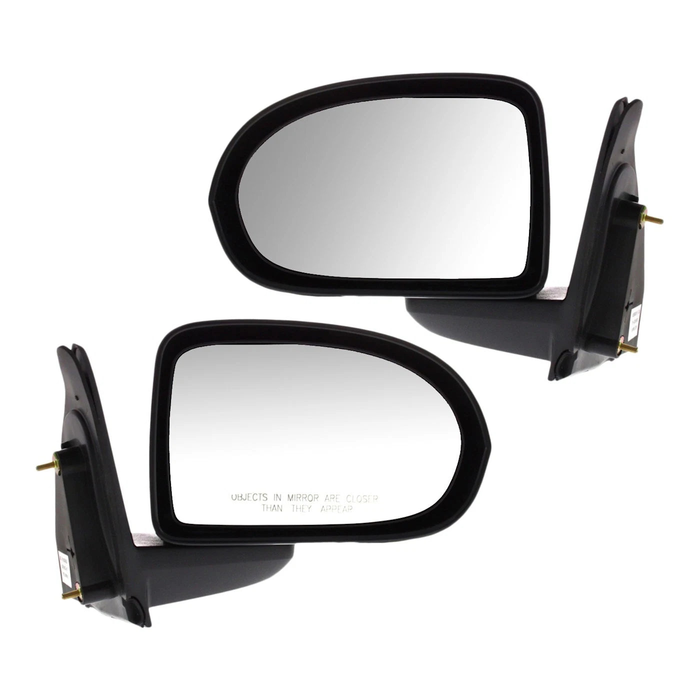 Set of 2 Manual Folding Side View Mirrors for Jeep Compass (2007–2017)