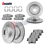 Set of 4 Front Rear Brake Rotors & Pads for Dodge Charger Challenger 300 (2006–2023)