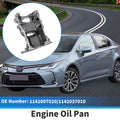 1 Pc Engine Oil Pan for Toyota Corolla (2009–2019) No.114200T020 Aluminum