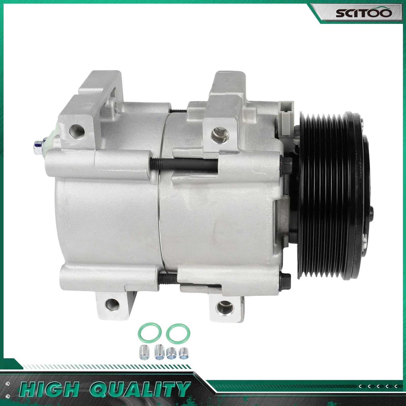 A/C Compressor with Clutch for Ford Excursion (2000–2003)