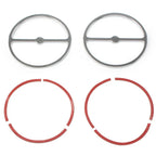 Speaker Trim Ring Covers for Harley Electra Tri Glide & Street Glide (2014-2023)