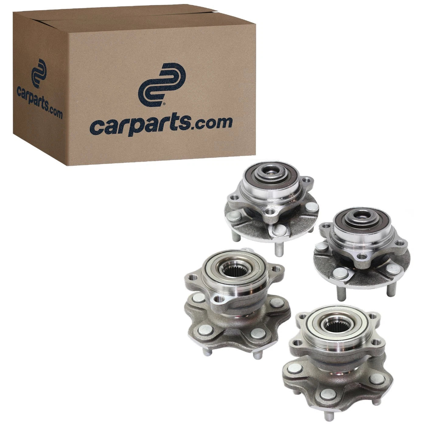 Wheel Hubs for Infiniti G35 (2003–2007) Front & Rear with Bearing RWD