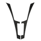 Black Carbon Fiber Console Panel Cover Trim for Infiniti Q50 Q60 (2013-2019)