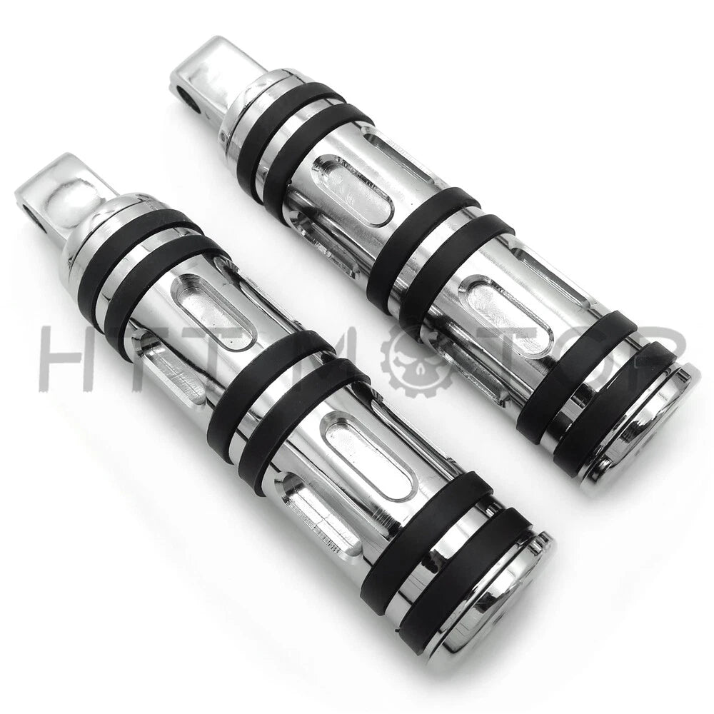 Chrome Edge Cut Footpegs for Victory Hammer (2004–2017)